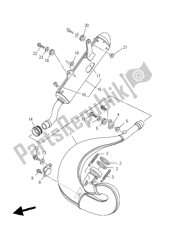 Todas las partes para Cansada de Yamaha YZ 250 2004