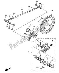 pinza de freno trasero