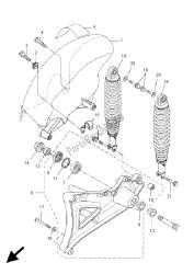 bras arrière et suspension