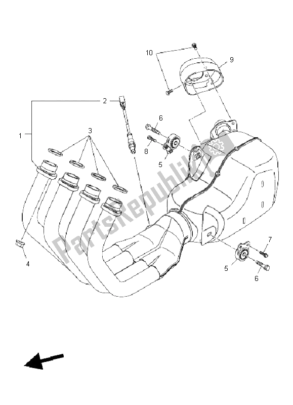 Todas las partes para Cansada de Yamaha XJ6 NA 600 2011