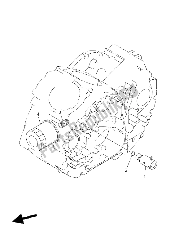 Toutes les pièces pour le Nettoyant Huile du Yamaha XVS 950A 2009