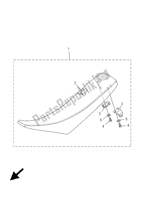 Toutes les pièces pour le Siège du Yamaha YZ 125 2005