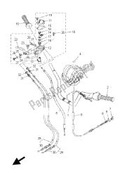 poignée et câble de direction