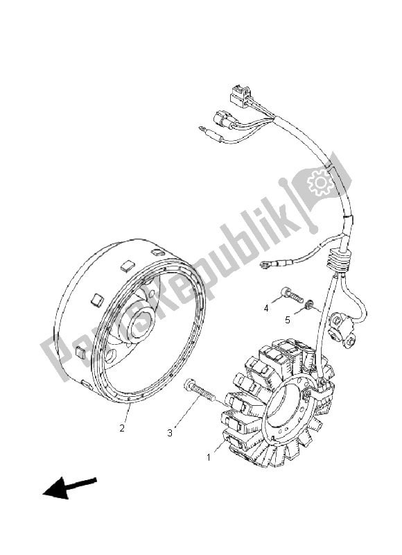 Todas las partes para Generador de Yamaha XT 660Z Tenere 2008