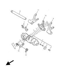 came et fourchette de changement de vitesse