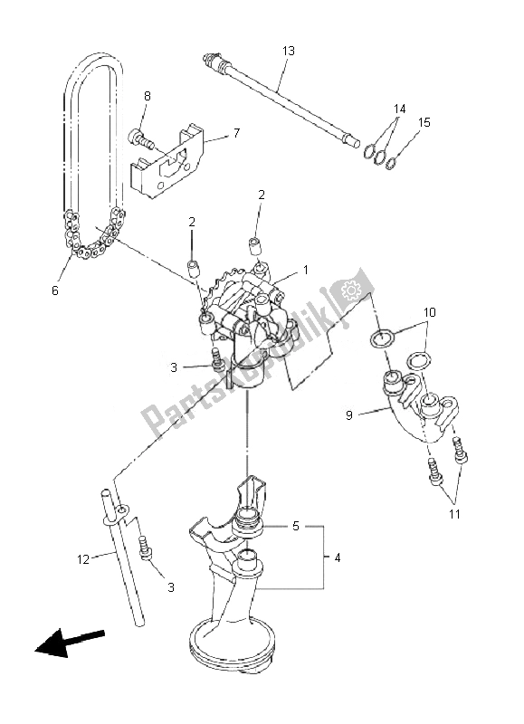 Todas las partes para Bomba De Aceite de Yamaha XJ6 NA 600 2010
