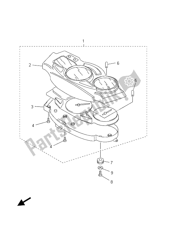 Todas las partes para Metro de Yamaha FJR 1300A 2003