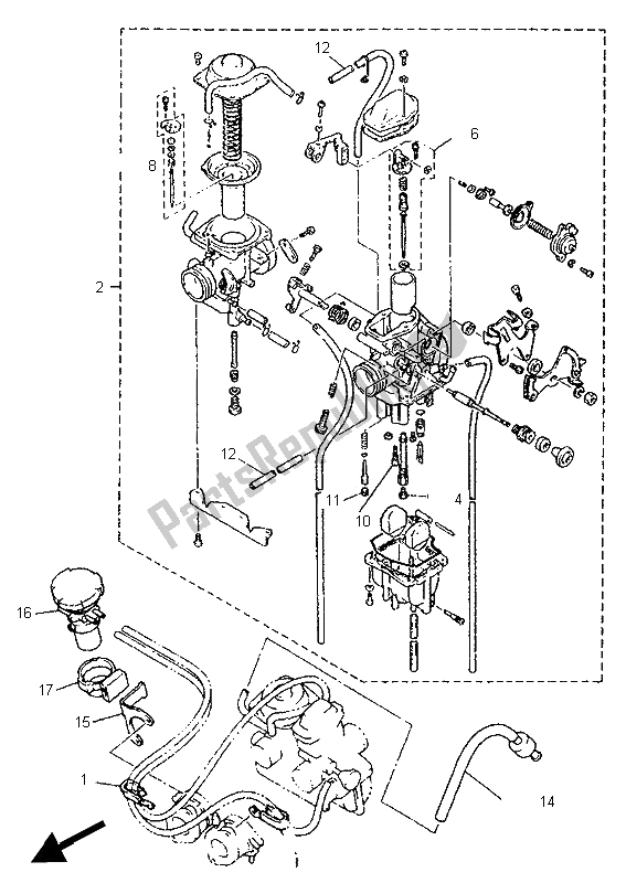 Tutte le parti per il Motore Alternativo (ch) del Yamaha XT 600E 1995