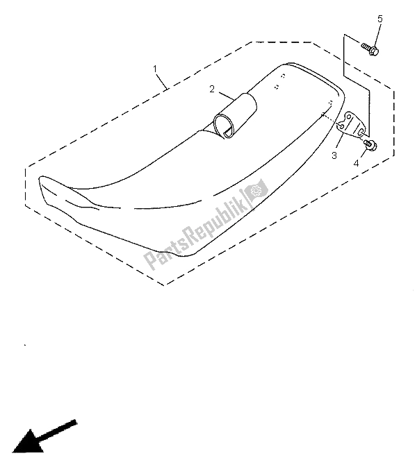Wszystkie części do Siedzenie Yamaha YZ 80 LW 1999