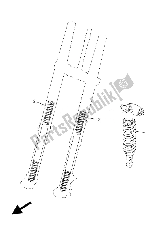 All parts for the Alternate For Chassis of the Yamaha YZ 450F 2013