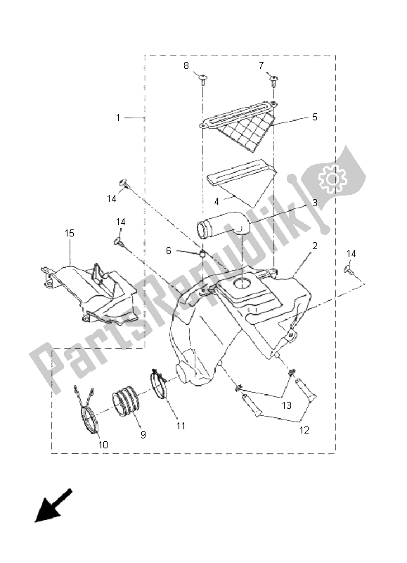 Todas las partes para Consumo de Yamaha DT 50R SM 2009