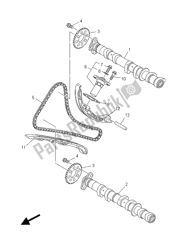 Wszystkie części do Wa? Ek Rozrz? Du I ? A? Cuch Yamaha MT 09 900 2015