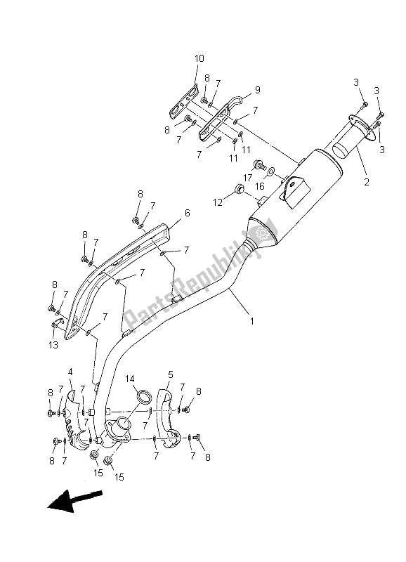 Todas las partes para Cansada de Yamaha TT R 110E 2009