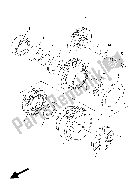 Todas as partes de Iniciante do Yamaha YZF R1 1000 2005