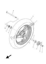 ruota anteriore per ruota fusa