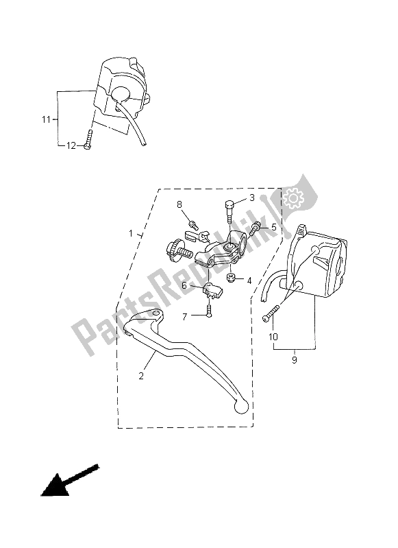 Toutes les pièces pour le Interrupteur Et Levier De Poignée du Yamaha YZF R1 1000 1998