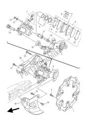 REAR BRAKE CALIPER