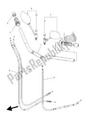 uchwyt kierownicy i kabel