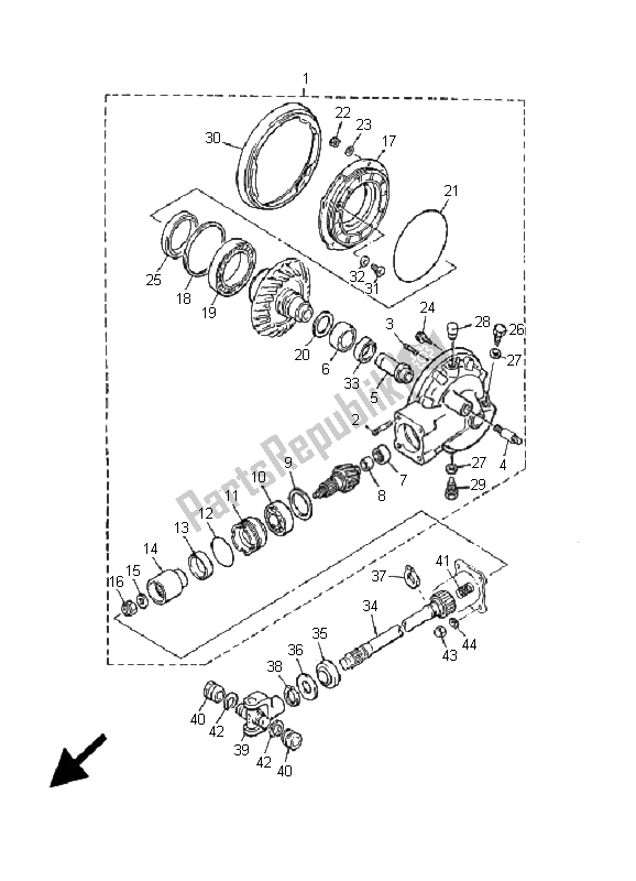 Todas las partes para Eje De Accionamiento de Yamaha V MAX 12 1200 2001