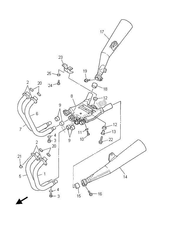 Todas las partes para Cansada de Yamaha XJR 1300 2003