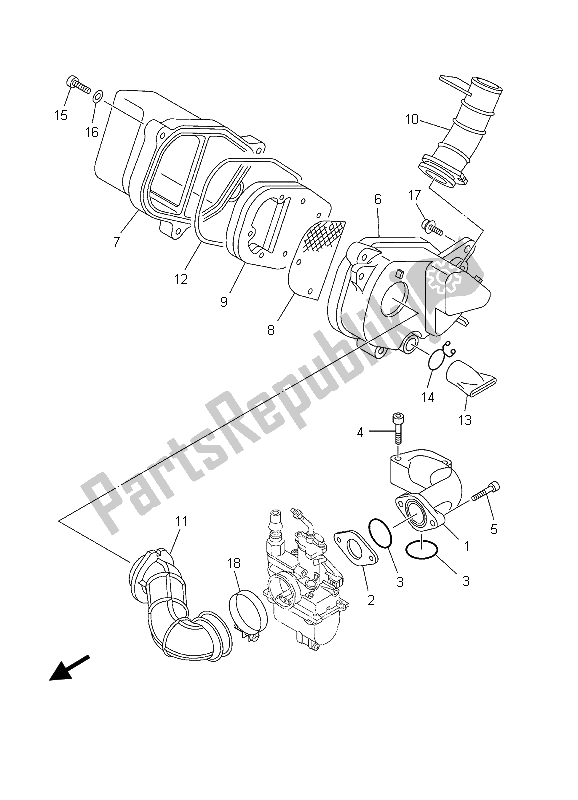 Tutte le parti per il Presa del Yamaha TT R 90E 2003