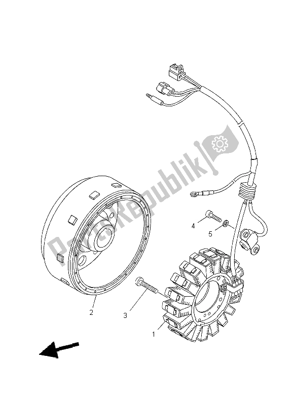 Tutte le parti per il Generatore del Yamaha XT 660R 2009