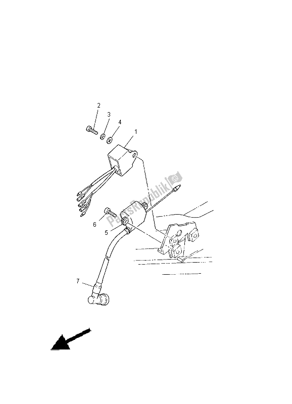 Wszystkie części do Elektryczne 1 Yamaha PW 80 2000