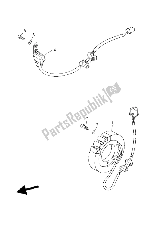 Todas las partes para Generador de Yamaha XVS 650 Dragstar 2002