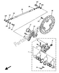 pinza de freno trasero