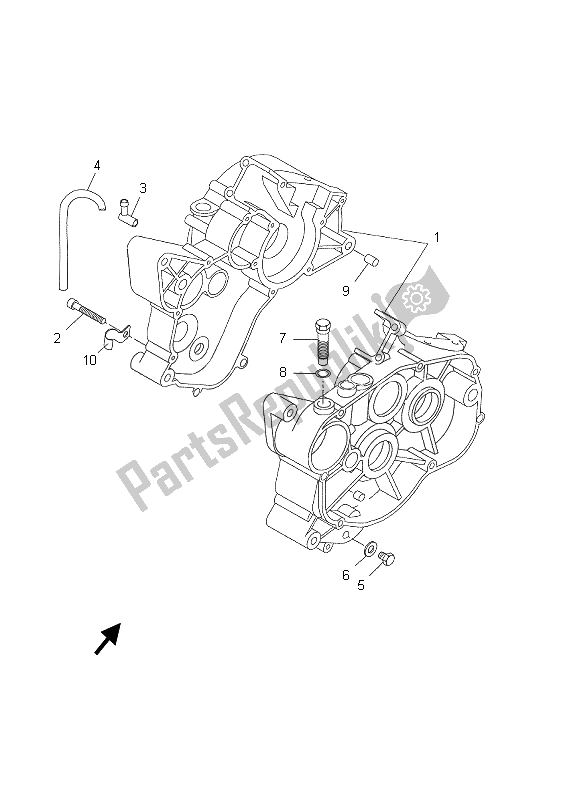 Tutte le parti per il Carter del Yamaha DT 50R SM 2005