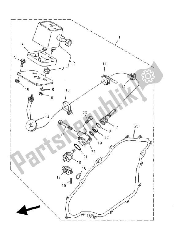 Todas las partes para Alternativo (metro) de Yamaha YFM 350 FW Wolverine 4X4 2001