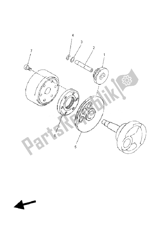 Tutte le parti per il Antipasto del Yamaha YP 250R X MAX 2010