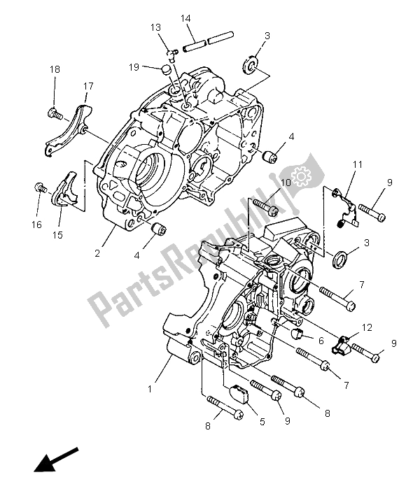 Wszystkie części do Korbowód Yamaha TZR 125 1995