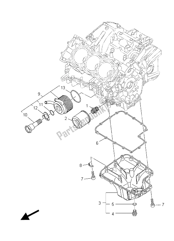 Todas las partes para Limpiador De Aceite de Yamaha MT 09 900 2015