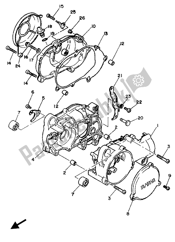 Wszystkie części do Korbowód Yamaha PW 50 1993