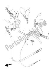 stuurhendel en kabel