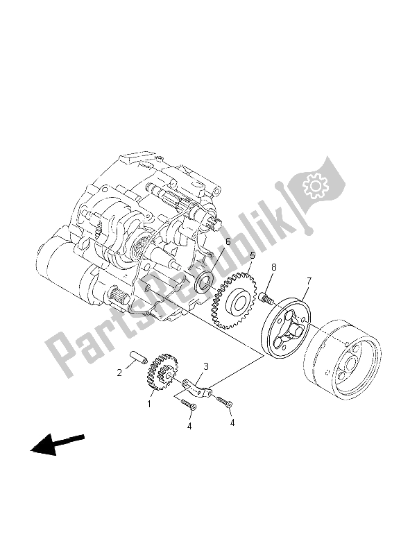 Wszystkie części do Sprz? G? O Rozrusznika Yamaha TT R 125E SW LW 2009