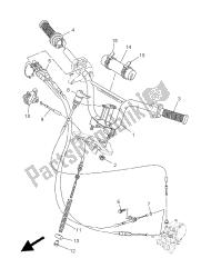 stuurhendel en kabel