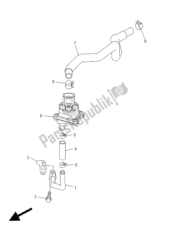 Wszystkie części do System Zasysania Powietrza Yamaha WR 250R 2012