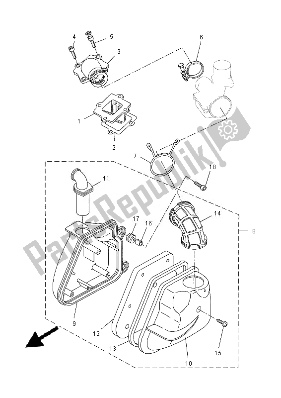 Tutte le parti per il Presa del Yamaha NS 50N 2013