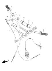 stuurhendel en kabel