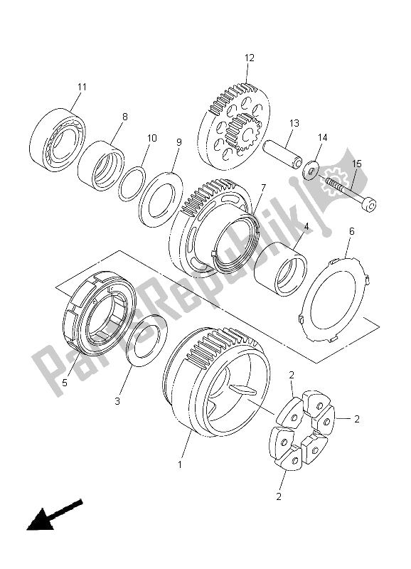 Todas las partes para Inicio de Yamaha FZ8 SA 800 2012