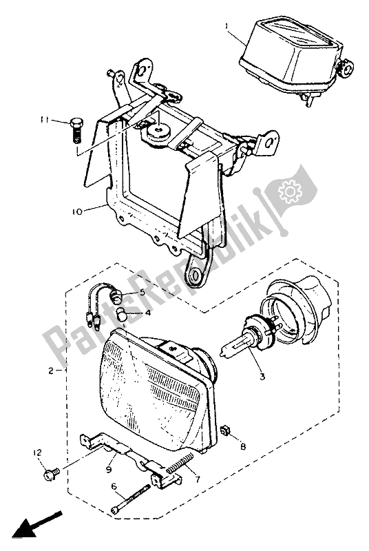 Tutte le parti per il Alternato (elettrico) del Yamaha XT 600E 1991