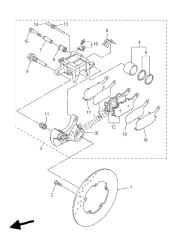 REAR BRAKE CALIPER