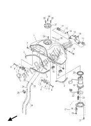 réservoir de carburant (mnm3)