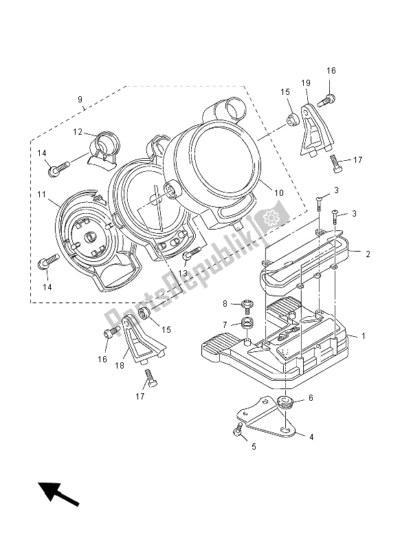 Wszystkie części do Metr Yamaha VMX 17 1700 2012