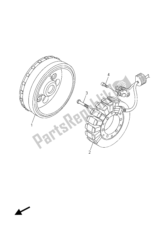 Wszystkie części do Generator Yamaha VMX 17 1700 2015