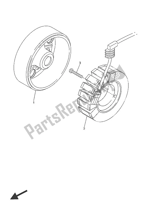 Todas las partes para Generador de Yamaha FJR 1300A 2016