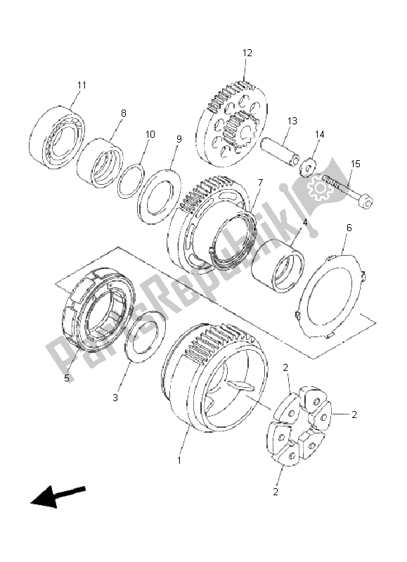 Toutes les pièces pour le Entrée du Yamaha FZ1 S Fazer 1000 2006