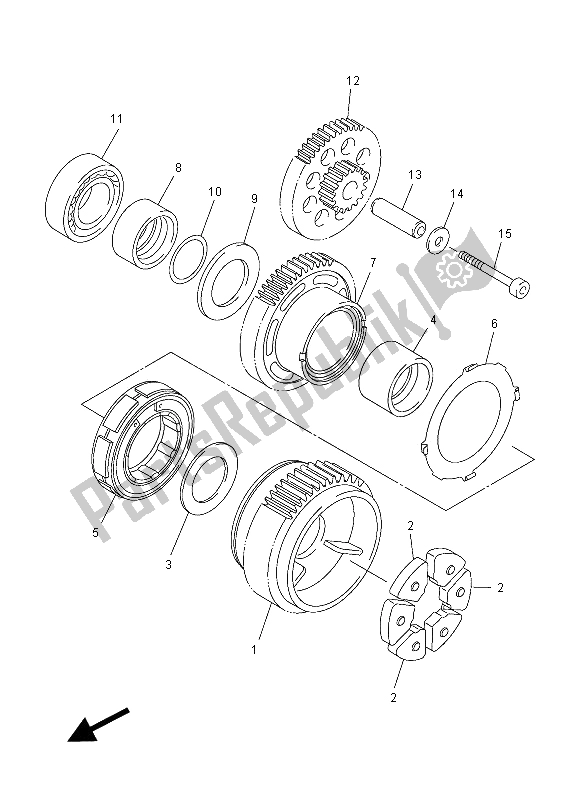 Tutte le parti per il Antipasto del Yamaha FZ1 SA 1000 2012